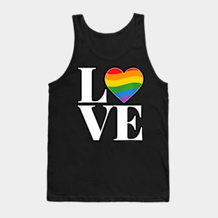 Homosexuality Love For Lesbian Lgbt Gay Pride Flag Tank Top